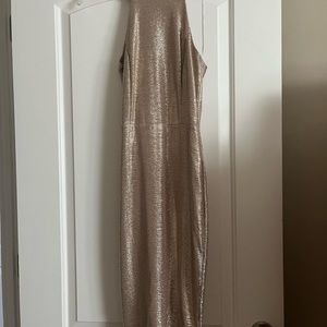 Shimmery gold dress